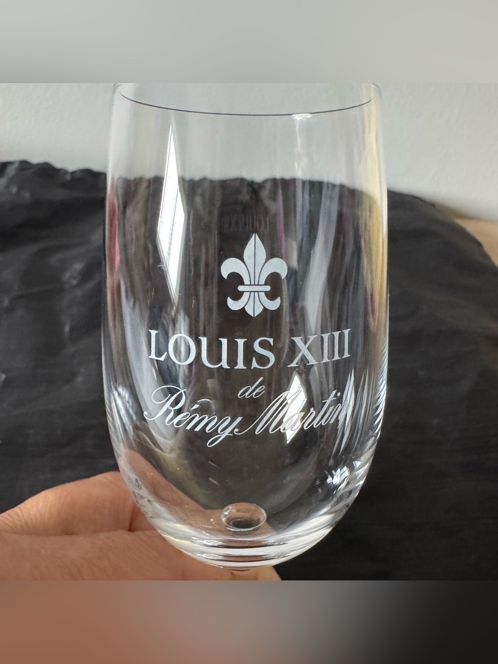 Louis XIII Clear Branded Crystal Glass - Clear